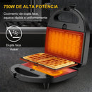 Sanduicheira 3 Em 1 Waffles Multifuncional Lanches Donuts 110v