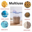 Pote Hermético C/ Medidor de Copo Bico Dosador 2L