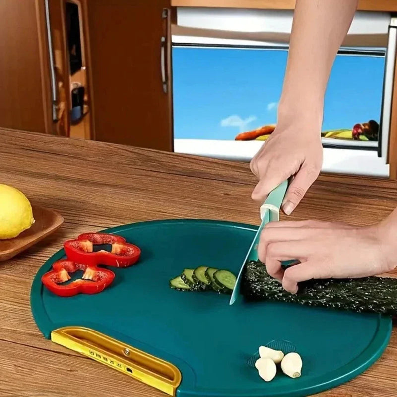 Tábua De Corte PE Espessada, Painel Circular De Plástico